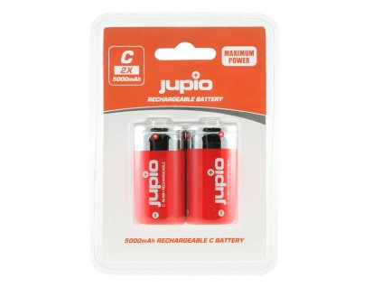 Baterie Jupio C 5000mAh (malé monočlánky) 2ks, dobíjecí
