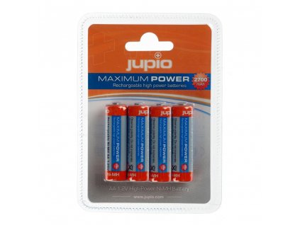 Baterie Jupio AA 2700 mAh (tužkové) 4ks, dobíjecí