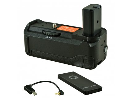 Battery Grip Jupio pro Sony A6000 / A6300 / A6400 + kabel (2x NP-FW50)