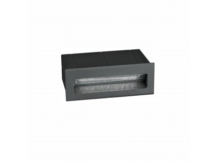 Svítidlo Nova Luce KRYPTON S STEP GREY 5 schodišťové, IP 54, 3 W