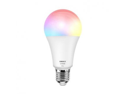 UB903 LED žárovka Umax U-Smart, 800 lm, 8 W, Wi-Fi, RGB, E27, bílá