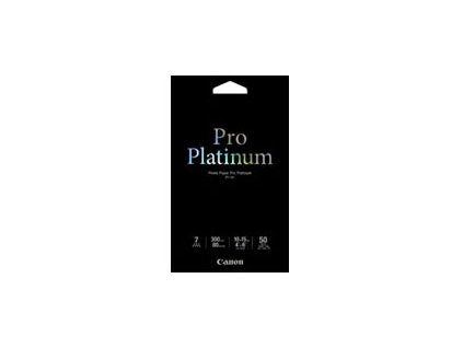 Canon fotopapír PT-101 Photo Paper PRO Platinum - 10x15cm (4x6inch) - 300g/m2 - 50 listů - lesklý