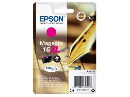 Epson inkoustová náplň/ T1633/ C13T16334012/ Singlepack 16XL DURABrite Ultra Ink/ Magenta