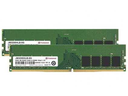 Transcend paměť 16GB DDR4 3200 U-DIMM (JetRam) KIT (2x8GB) 1Rx8 CL22