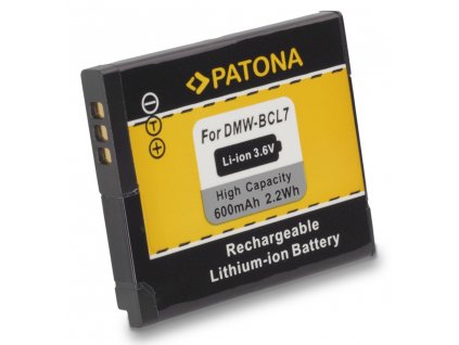 PATONA baterie pro foto Panasonic DMW-BCL7E 600mAh