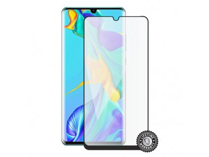 Screenshield HUAWEI P30 Pro Tempered Glass protection (black - CASE FRIENDLY)