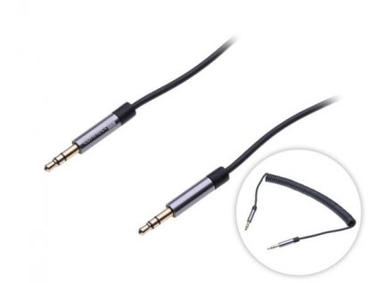 CONNECT IT Wirez 3,5mm propojovací audio jack kabel, kroucený, 1,8m