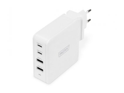 DIGITUS 4portový univerzální nabíjecí adaptér USB, USB-C / USB A, 100 W