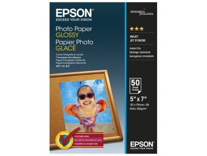 EPSON fotopapír C13S042545/ 13x18cm/ Lesklý/ 50ks