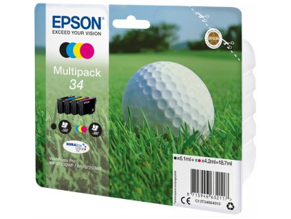 Epson inkoustová náplň/ T3466/ Multipack 34 DURABrite Ultra Ink/ 4x barvy