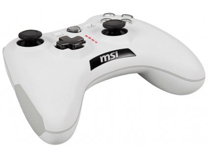 MSI gamepad FORCE GC20 V2 WHITE/ drátový/ OTG/ USB/ pro PC, PS3, Android