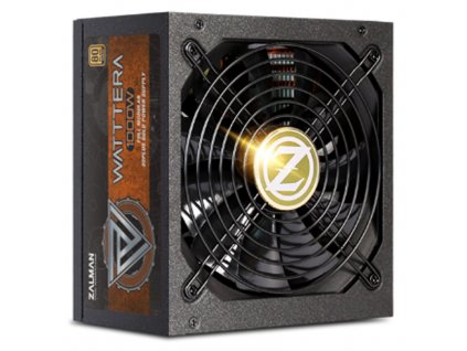 Zalman zdroj ZM1000-EBTII Watttera / 1000W / ATX / akt. PFC / 135mm ventilátor / 100-240V / 80+ Gold