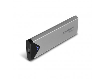 Externí box AXAGON EEM2-U3C USB-C 3.2 Gen 1 - M.2 SATA SSD kovový - délka 42 až 80 mm