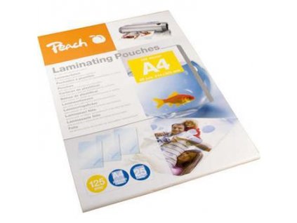 PEACH laminovací folie A4 (216x303mm) Laminating Pouch, 125mic, 25ks