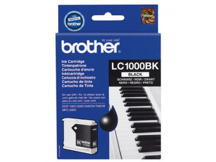 Brother LC-1000Bk (ink. černý, 500 str. @ 5%) pro DCP-330C,DCP-540CN
