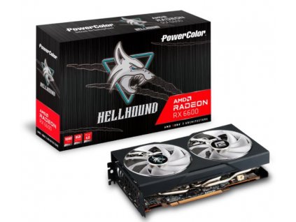 Grafická karta PowerColor AMD Radeon™ RX 6600 Hellhound 8GB GDDR6, HDMI, 3xDP