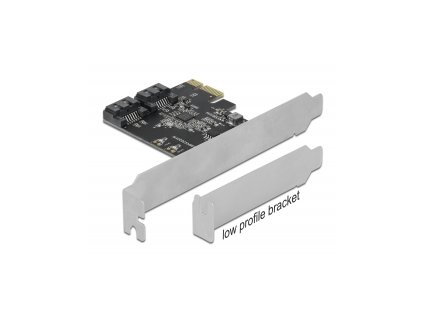 Delock Karta PCI Express SATA se 2 porty - Low Profile