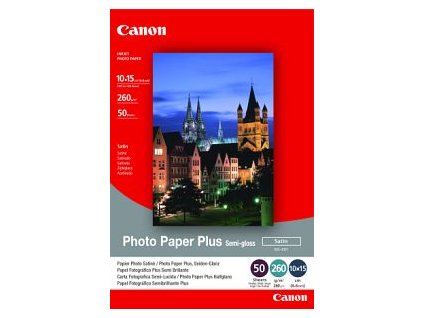 Canon fotopapír SG-201 - 10x15cm (4x6inch) - 260g/m2 - 50 listů - pololesklý