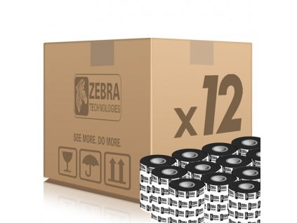 Zebra páska 2300 Wax. šířka 64mm. délka 74m