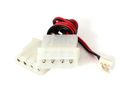 Gembird CC-PSU-5 kabel MOLEX (4pin) s vývodem pro ventilátor (3pin FAN) 15cm