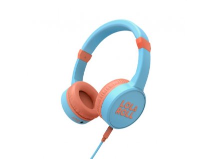 Energy Sistem Lol&Roll Pop Kids Headphones Blue, navržená speciálně pro děti, omezením hladiny zvuku, Music Share