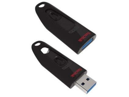 SanDisk Ultra 128 GB Flash disk, USB3.0, 80MB/s