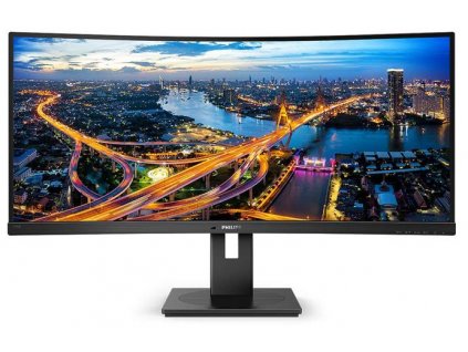 Philips LCD 346B1C 34" zakřivený VA/3440x1440@100Hz/5ms/300cd/HDMI/DP/4xUSB/USB-C dock/RJ45/Repro/HAS/VESA