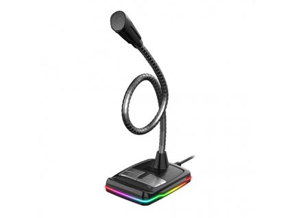 VARR stolní herní mikrofon RGB, USB
