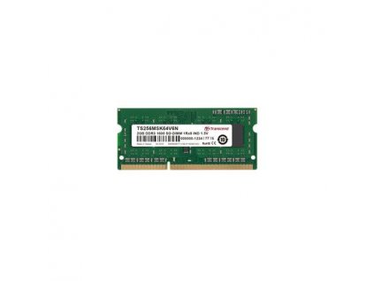 Transcend paměť 2GB DDR3 1600 SO-DIMM 1Rx8