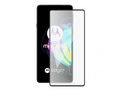 Screenshield MOTOROLA Edge 20 XT2143 (full COVER black) Tempered Glass Protection