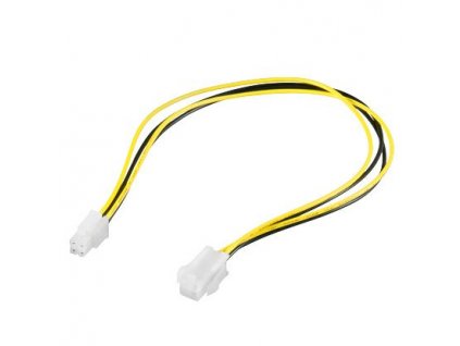 PremiumCord kabel napájecí prodluž. P4(4piny) 34cm, KN-17