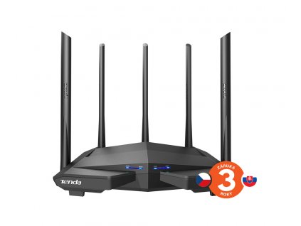 Tenda AC11 WiFi AC Router 1200Mb/s, 1x GWAN, 3x GLAN, VPN server/klient, WISP, Repeater, 5x 6 dBi