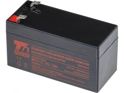 Akumulátor T6 Power NP12-1.2, 12V, 1,2Ah