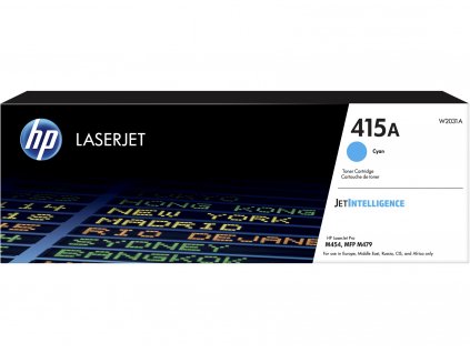 HP 415A Cyan LaserJet Toner Cartridge, W2031A