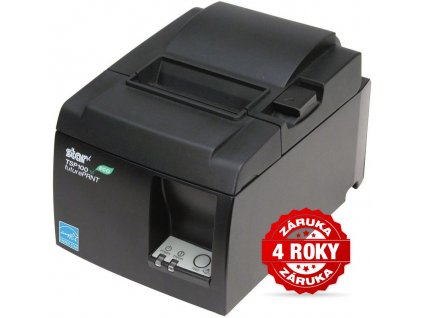 Tiskárna Star Micronics TSP143IIU+ Černá, USB, řezačka, 4 roky záruka