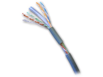 DATACOM UTP lanko CAT6 PVC 50m šedý