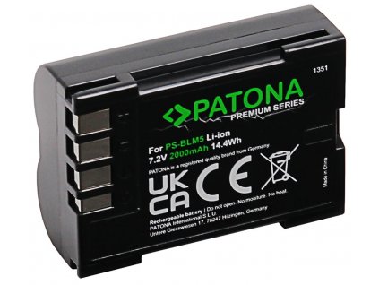 PATONA baterie pro foto Olympus BLM1/BLM5 2000mAh Li-Ion 7,2V Premium