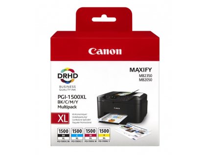 Canon multipack inkoustových náplní PGI-1500XL C+M+Y+BK