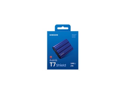 Samsung T7 Shield/2TB/SSD/Externí/2.5''/Modrá/3R