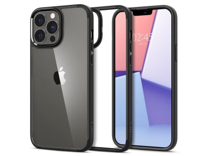 Ochranný kryt Spigen Crystal Hybrid pro iPhone 13 Pro Max černý