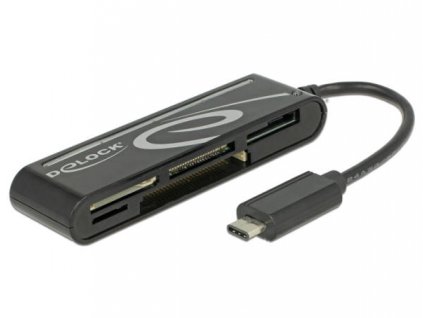 Delock USB 2.0 čtečka karet USB Type-C™ samec 5 slotů