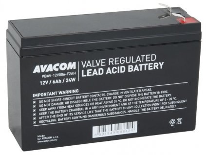 Avacom baterie 12V 6Ah F2 HighRate (PBAV-12V006-F2AH)