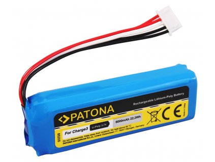 PATONA baterie pro reproduktor JBL Charge 3 6000mAh 3,7V Li-Pol GSP1029102A