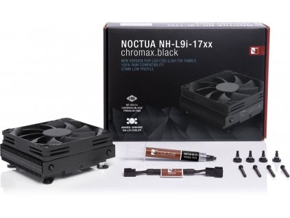 Noctua NH-L9i 17xx chromax.black, low-profile CPU cooler, Intel LGA 1700