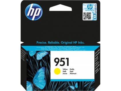 HP 951 žlutá inkoustová kazeta, CN052AE