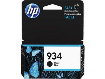 HP 934 černá inkoustová kazeta, C2P19AE