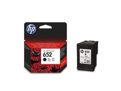 HP 652 černá ink kazeta, F6V25AE