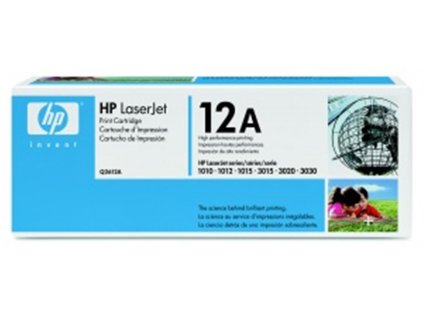 HP inteligentní tisková kazeta černá, Q2612A
