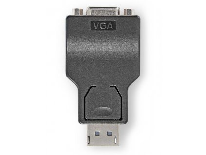 NEDIS adaptér DisplayPort/ zástrčka DisplayPort - zásuvka VGA/ černý/ blistr