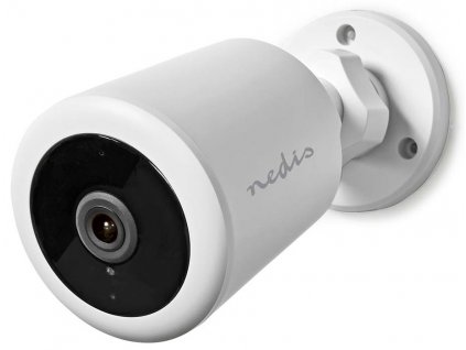 NEDIS IP Kamera/ bullet/ Full HD 1080p/ 2Mpx/ objektiv 4 mm/ IP65/ noční vidění/ síťové napájení/ 12 V adaptér/ bílá